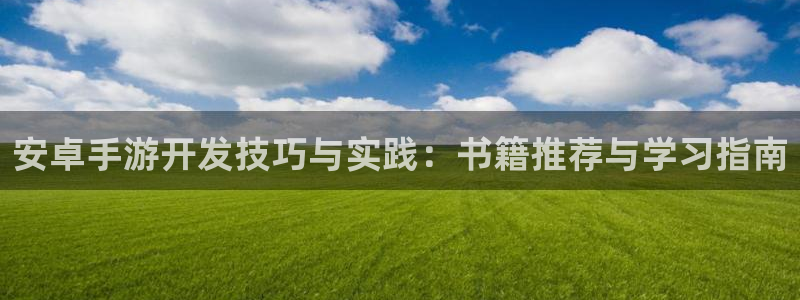 庄闲和单机游戏：安卓手游开发技巧与实践：书籍推荐与学习指南