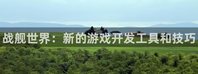 庄闲游戏真人：战舰世界：新的游戏开发工具和技巧